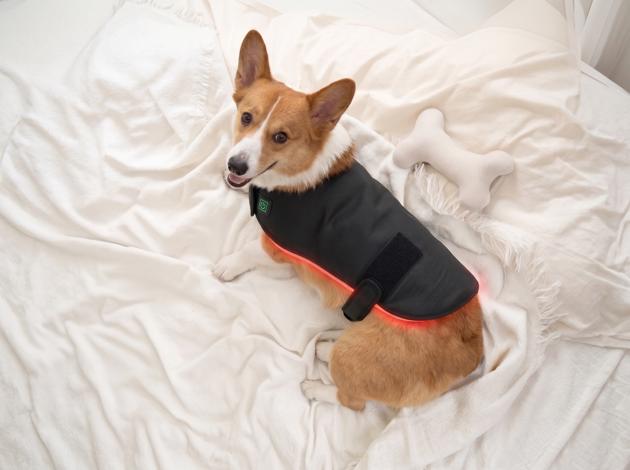 Chien sénior apaisé